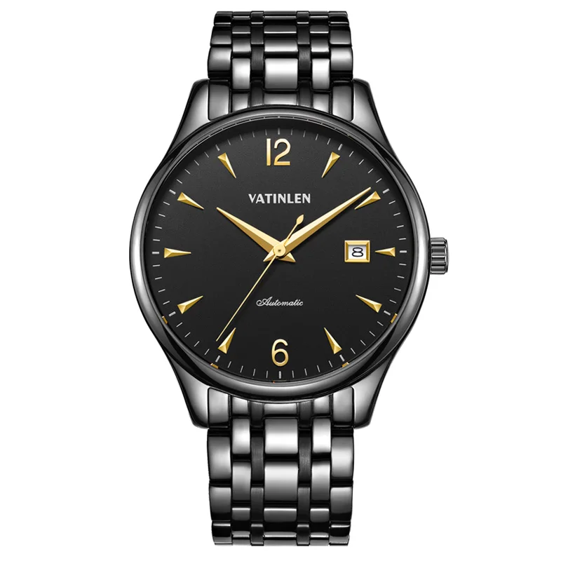 

Top Brand Man Mechanical Watch Automatic Fashion 3Bar Waterproof Stainless Steel Band Male Men Wrist Watches Relogio Masculino