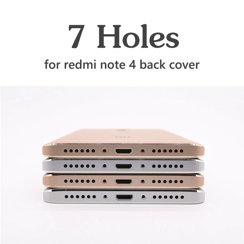 Xiaomi Redmi Note 4 Крышка батарейного отсека задняя дверь корпус note4 с кнопками питания