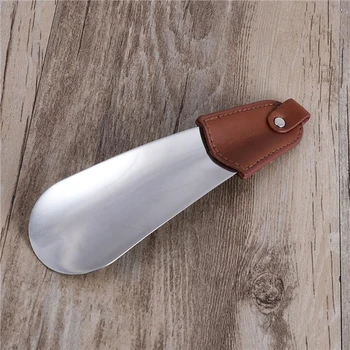 

1 Pcs 16 .5Cm Shoe Horns Professional Silver ShoeHorn Spoon Shape Shoe Horn Lifter Flexible Sturdy Slip