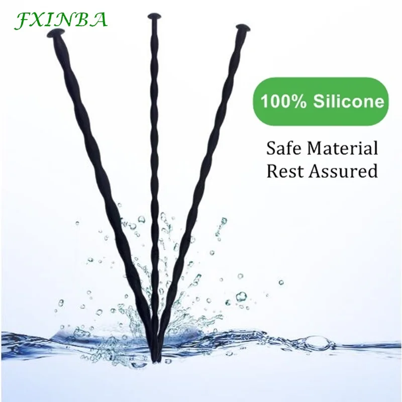 Silicone Urethral Catheter Dilator Stimulation Adult Sex Toys for Men Gay Sounding Penis Plug Insert Urethra Catheter urethral dilator silicone urethral dilator