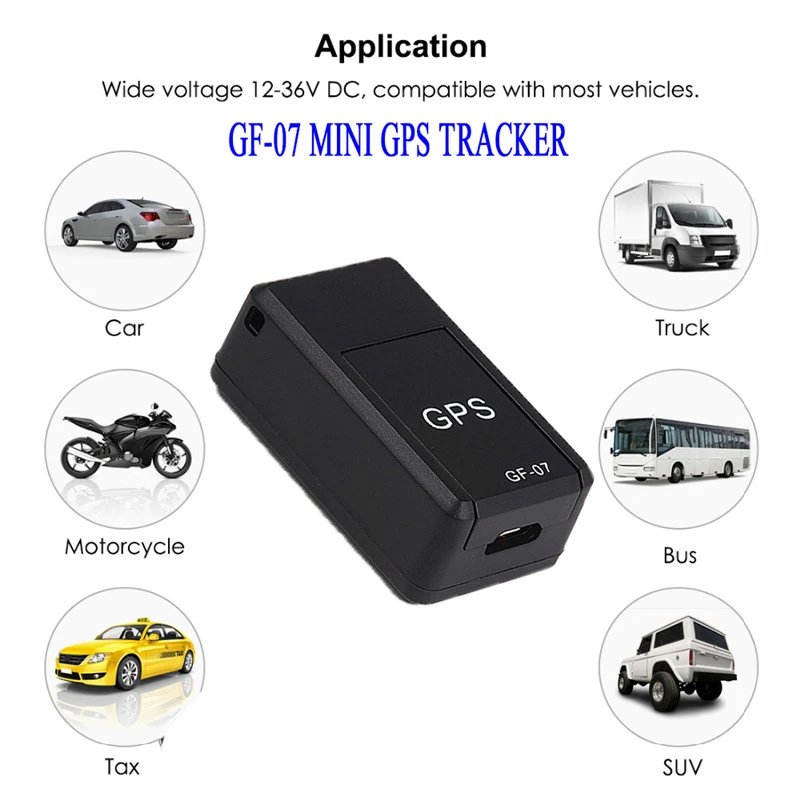 GF07 Ultra Mini Vehicle GPS Tracker Long Standby Magnetic GSM/GPRS Real Time Car Locator System Tracking Device tracking device