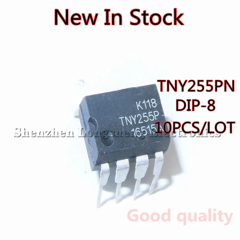 

10 шт./лот TNY255P TNY255PN DIP-8, чип управления питанием ЖК, новая модель