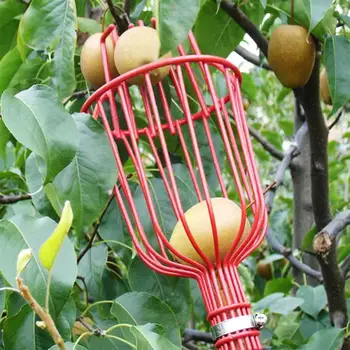 

Outdoor Aluminum Deep Basket Garden Tools Fruit Picker Head Metal Fruit Picking Tools Fruits Catcher Harvest Picking Dropship