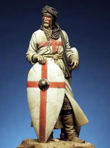 

1/18 Resin Model Building Kit Figure Unpainted Crusader 90mm