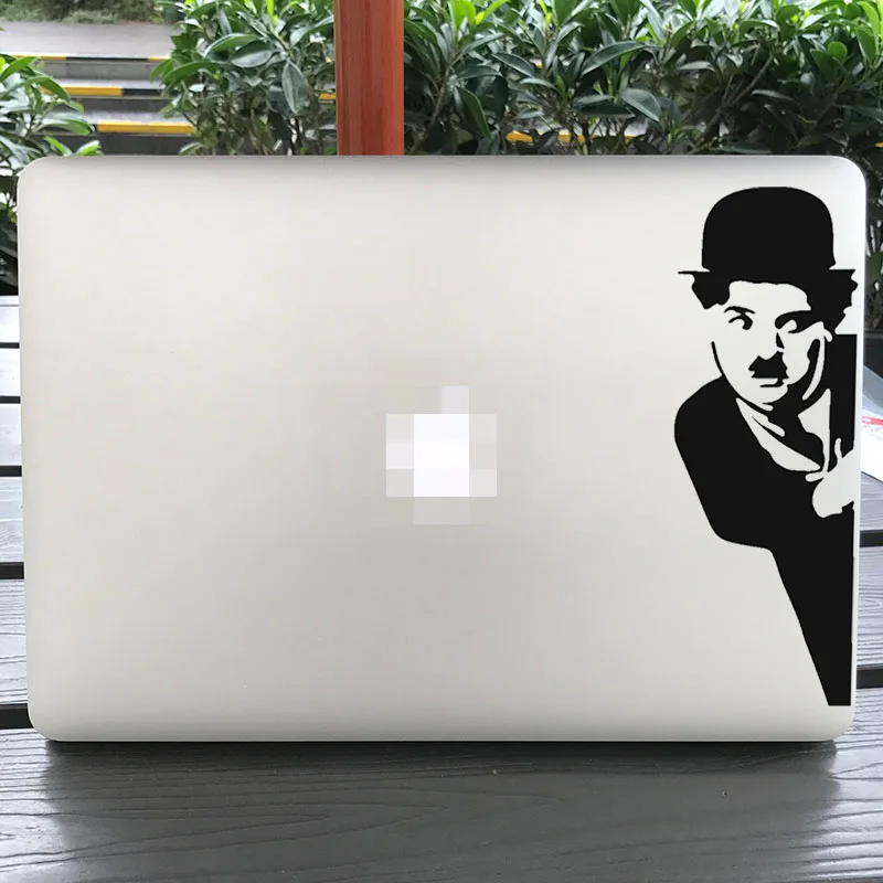 Charlie Chaplin, наклейка для ноутбука Macbook, наклейка Pro Air retina 11, 12, 13, 15 дюймов, винил, hp Mac, поверхность, книга, кожа, тетрадь, наклейка