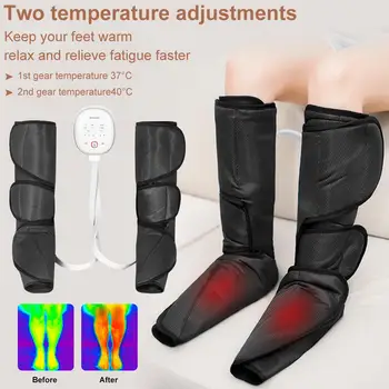 

Home Leg Massage Instrument Foot Kneading Physiotherapy Air Pressure Compression Leg Massager Circulation Relaxation Calf and F
