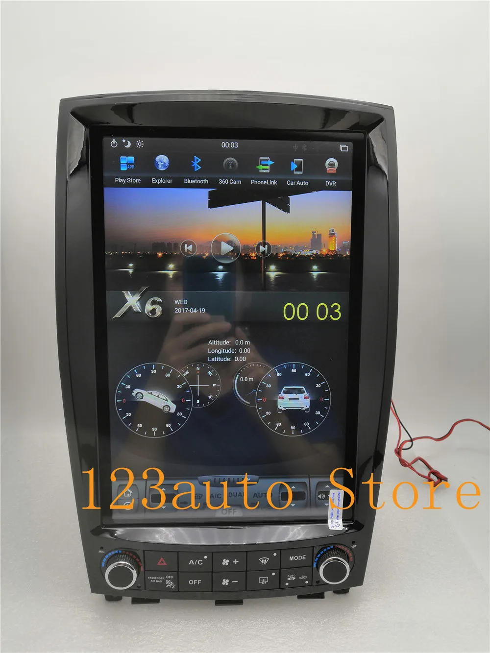 Вертикальный автомобильный DVD плеер 12 1 дюйма в стиле Tesla Android 9 0 GPS навигатор для