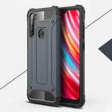 Capa dura dupla camada para xiaomi redmi, capa estilo armadura à prova de choque para redmi note 8, 8 t coque híbrido global de silicone para pc