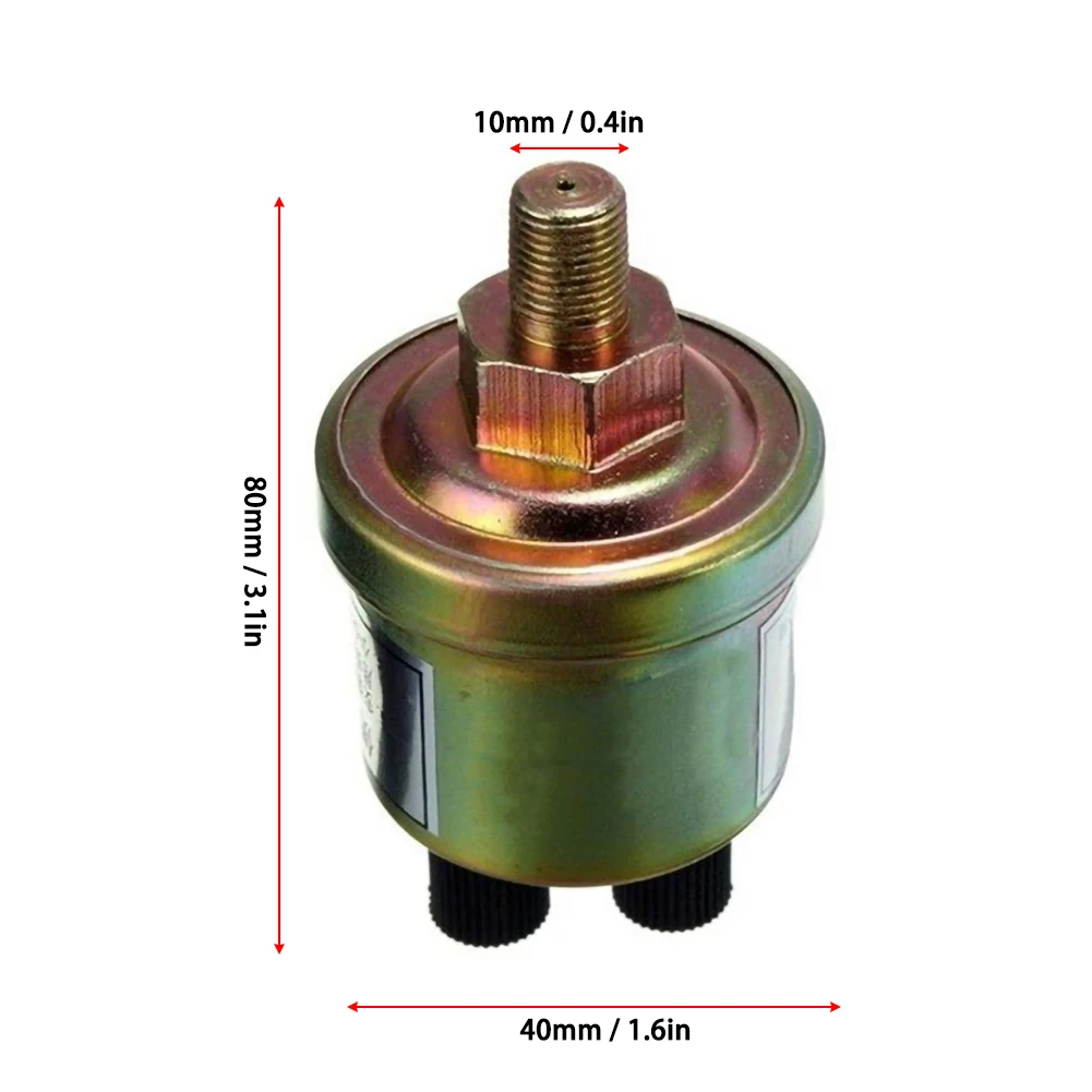 1/8 NPT Oil Pressure Sensor Engine Switch Sensor Gauge Sender Widely Used Automotive Double-headed Oil Pressure Sensor for Cars 1/8 NPT Oil Pressure Sensor Engine Switch Sensor Gauge Sender Widely Used Automotive Double-headed Oil Pressure Sensor for Cars