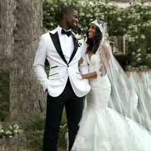 Изготовленный На Заказ Свадебный костюм жениха, смокинг Для мужчин костюмы брюки для девочек лацкан с тупым углом шаферский блейзер мужской тонкий мужской костюм для выпускного вечера, костюм из 2 частей