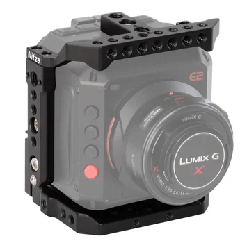 

BUILT-IN NATO RAIL TP-E2 NITZE CAGE FOR Z CAM E2 CAMERA WITH NATO HANDLE GRIP ZHT-E2 vs tilta camera cage smallrig uurig