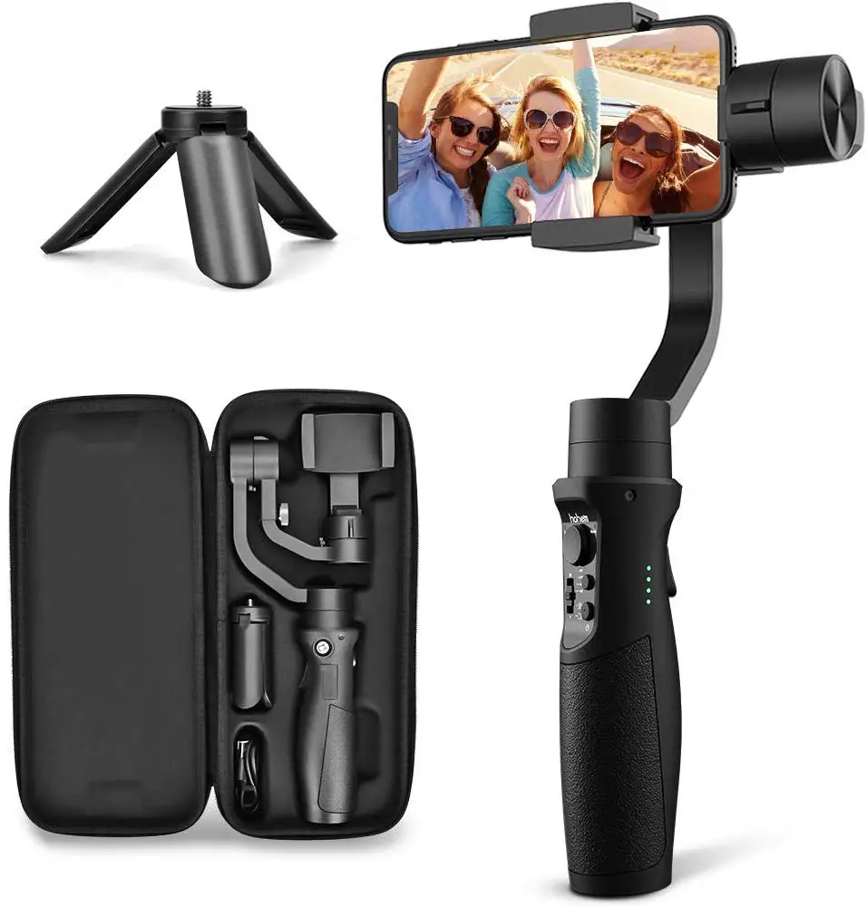 iSteady Mobile Plus Hohem iSteady Мобильный Plus 3-Axis смартфон шарнирный стабилизатор для камеры GoPro, для iPhone11Pro/Max, для смартфонов на базе Android, 280 г Полезная нагрузка - Цвет: iSteady Mobile Plus