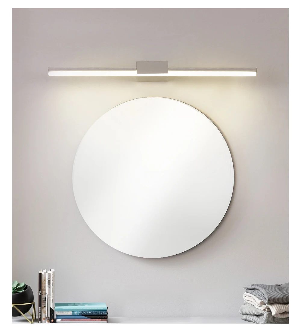 LUCKYLED Led Wall Light 8w 12w Bathroom Wall Light Black White Sconce Lamp AC90-260V Wall Mount Light Fixtures Indoor Wall Lamp wall lights indoor