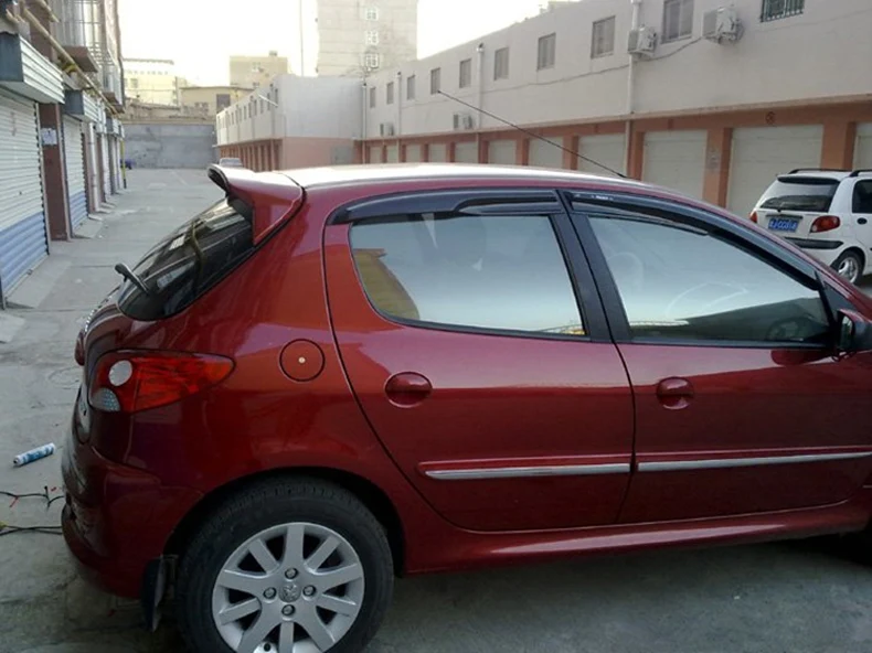 Спойлер для Peugeot 206 высококачественный задний спойлер из АБС пластика 207 2008