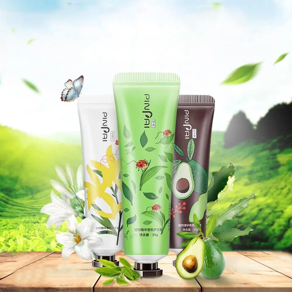 30g Hand Cream Moisturizing Skin Care Autumn Winter Hand cream Floral Shea Butter Hand Cream Antifreeze Anti-crack