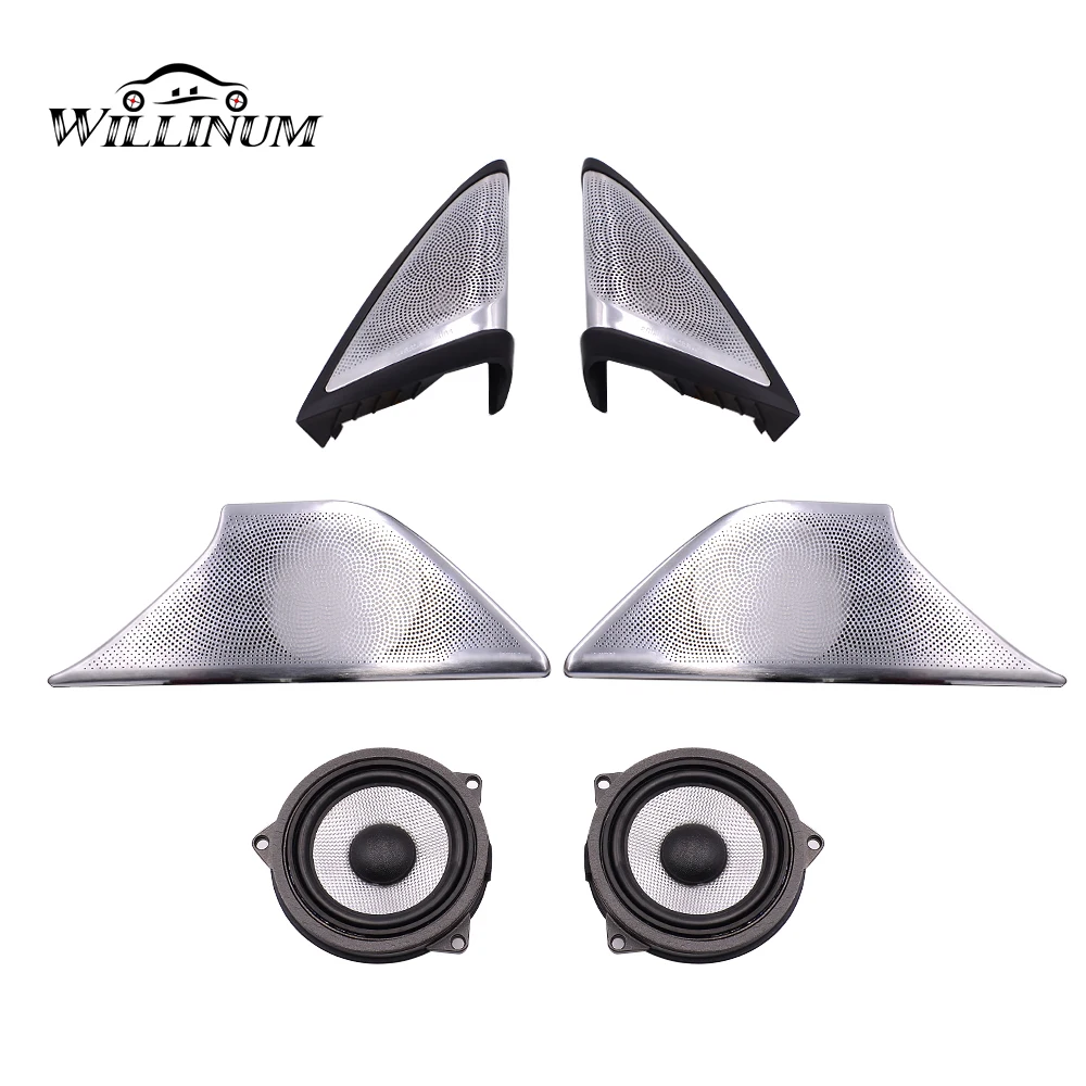 

Car speaker cover lighting for BMW G30 synchronized with ambient light front door tweeter LED glow lamp case horn luminous lid