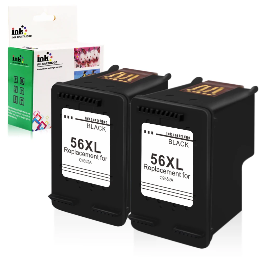 Afotrunat Replace for HP 56 XL Black Ink Cartridges Para Deskjet 2100 220 450 5510 5550 5552 7150 7350 | Компьютеры и офис