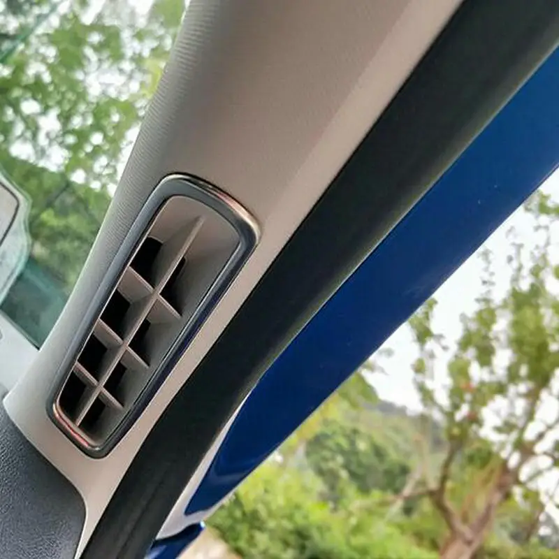 

SBTMY 2PCS/SET Stainless steel decorative frame for A-pillar air outlet of automobile for ford focus MK4 2019