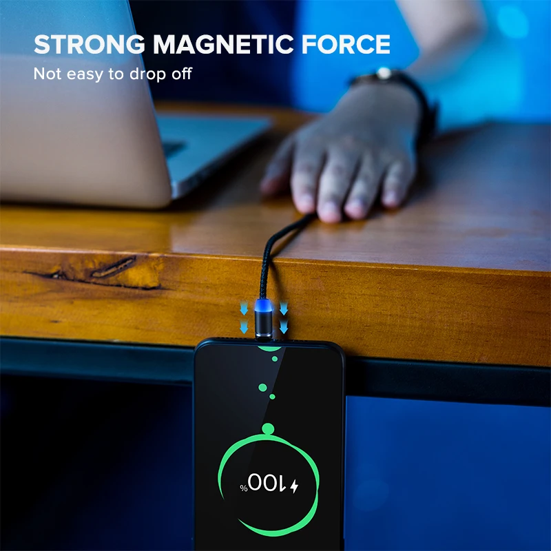 INIU 2 м Магнитный кабель type C Micro USB быстрая зарядка для iPhone 11 Pro huawei Android мобильный телефон зарядка магнит зарядное устройство Шнур