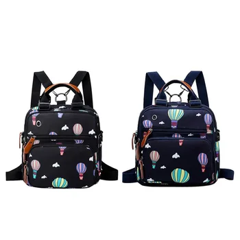 

Mummy Hot Air Balloon Printed Diaper Bag Waterproof Maternity Baby Backpack Waterproof Nursing Bag Wet Bag For Baby Stroller