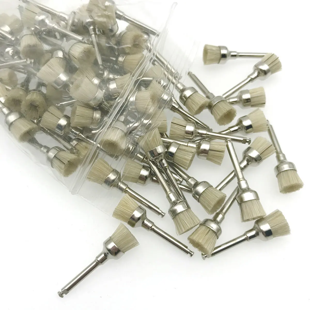 500 шт Стоматологическая лабораторная щетиная защелка чаша полировщик