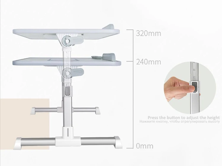Складной стол для ноутбука, стол для ноутбука с охлаждающим вентилятором, регулируемый подъем, портативный стол для ноутбука, стол для обеденного рабочего кабинета