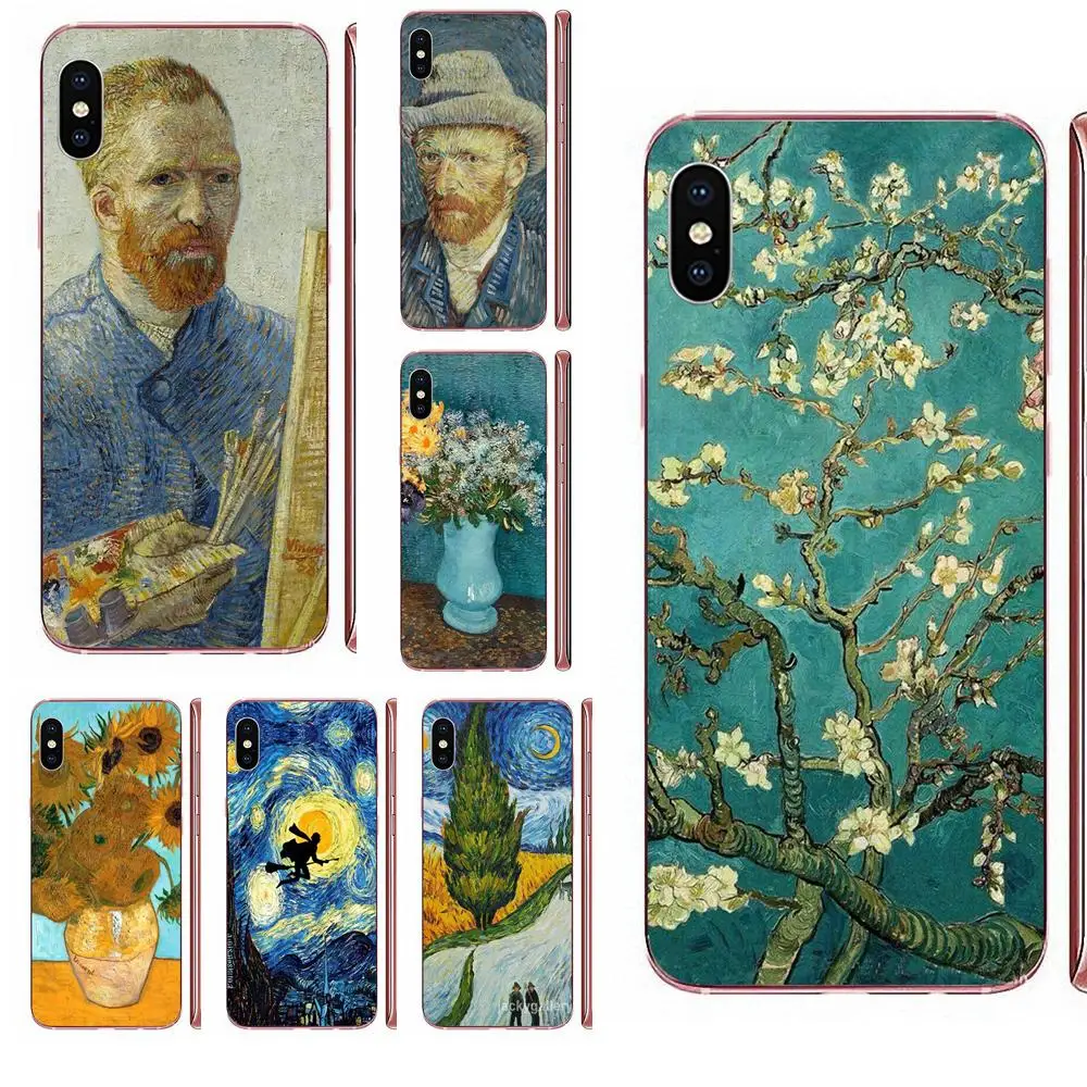 Модные мягкие чехлы Lack с изображением Ван Гога для Huawei NOVA 6 SE 5 P40 p30 lite Pro Honor V30 20 Mate 30