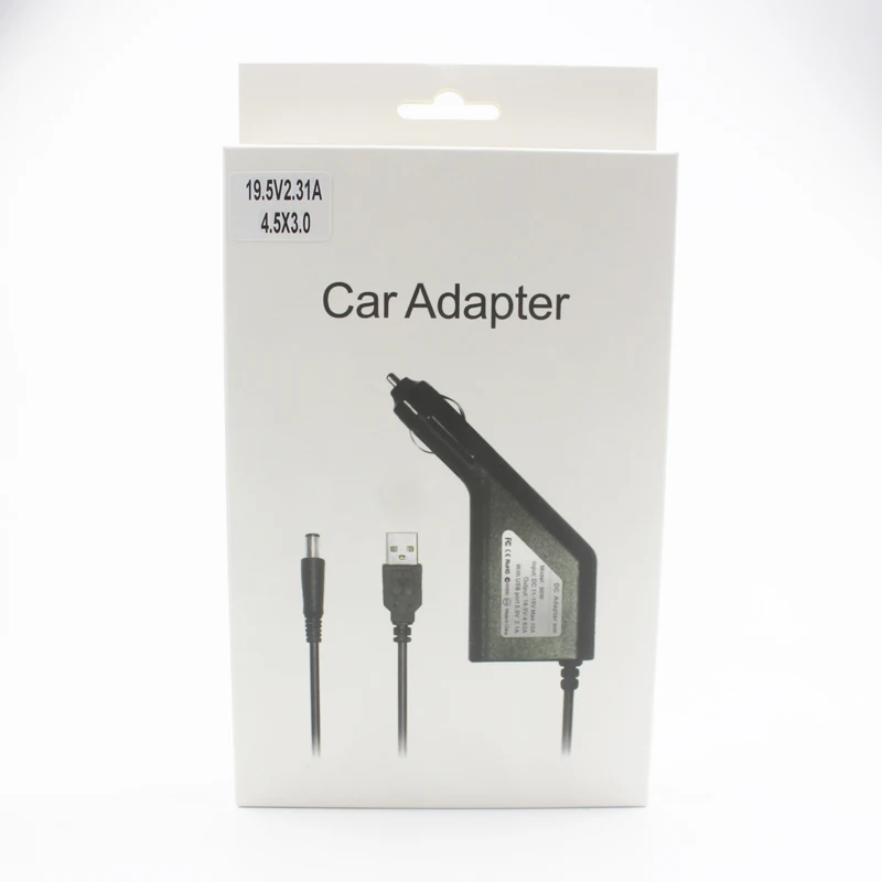19,5 V 2.31A Laptop-Adapter DC-Autoladegerät mit USB-Stromversorgung für HP EliteBook G3 820 G4 840 G2 G1 1040 1030 725, blaue Buchse_voghion.com