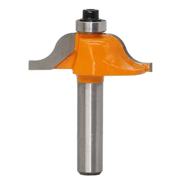 

8mm Shank Round-Over Router Bits for wood Woodworking Tool 2 flute end mill with bearing milling cutter Angle Round Over Bit