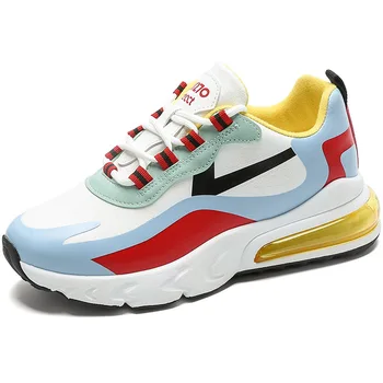

2020 Autumn New Style Street Snap Versatile Air Cushion Athletic Shoes Women's Platform Shoes Running Shoes