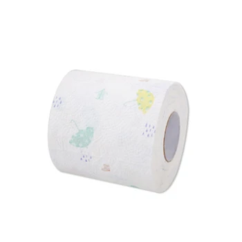 

12PCS Roll Paper 12 Rolls / Box of Wood Pulp Wettable Water 3 Layers of Facial Tissue Toilet Paper