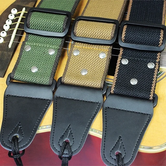 Multicolor Adjustable Pure Cloth Electric Guitar Strap Fashion Belt For Acoustic Guitar Bass Musical Instrument Accessories