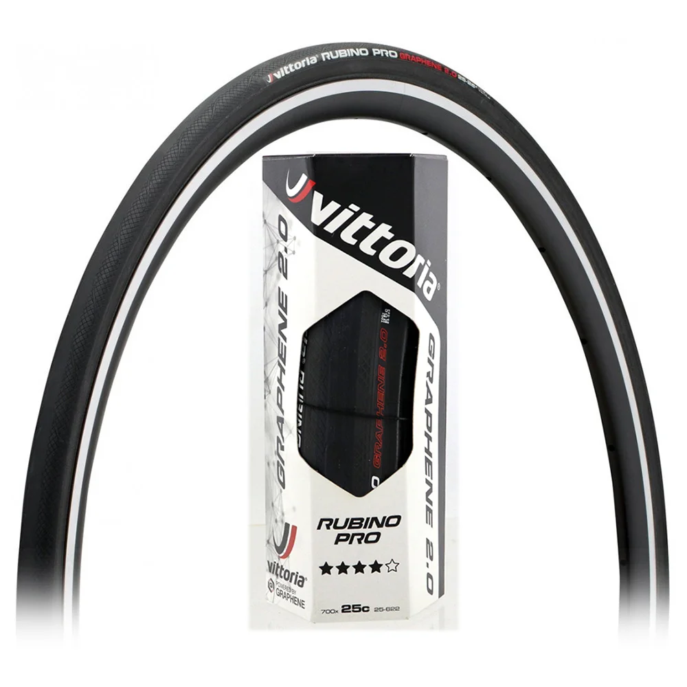 Vittoria Rubino Pro Graphene 2.0 bicycle road bike 700x25c Clincher Tyre