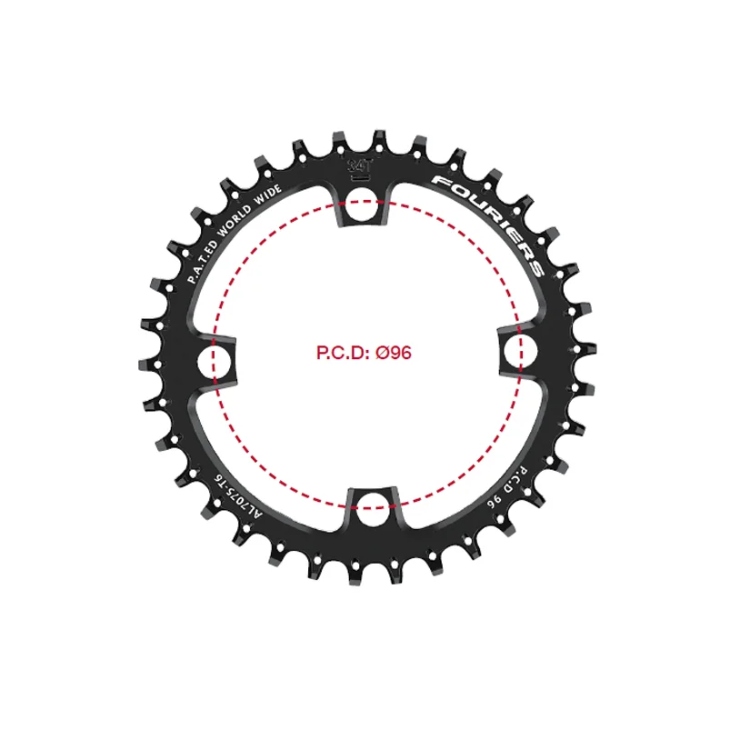 FOURIERS CR-DX010 MTB велосипед коленчатая цепь диск цепь колеса BCD96mm