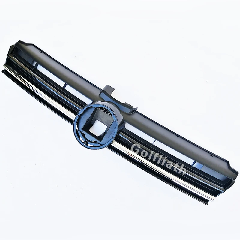 Для V-W Гольф MK7.5 спереди центр бампера Решетка Черный Хром ABS радиатор капюшоном верхний гриль для Гольф 7,5/GT I/R