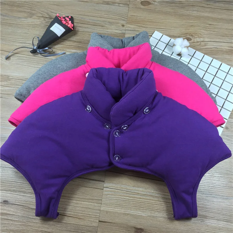 

women or men Sleeping Warm Thicker Cold-proof Spring autumn winter Middle old aged Cotton Shoulder Protector Female Male tops