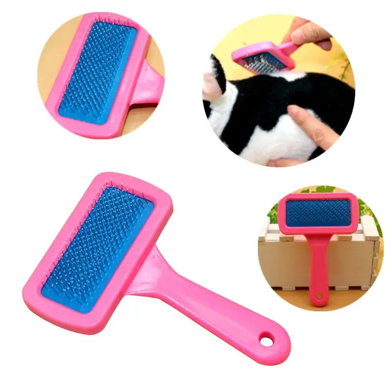 

Rabbit Bathing Supplies Pet Grooming Comb Dutch Pig Rabbits Dog Comb Dry Cleaning Brush J6PD