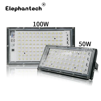 

50W 100W Led Flood Light AC 220V 230V 240V Outdoor Floodlight Spotlight IP65 Waterproof LED Street Lamp Landscape Lighting