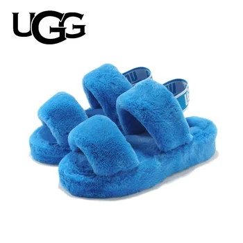 

UGG Slipper Sandals Fashion Fur Home Slippers Woman Platform Plush Indoor Fashionable Furry Shoes