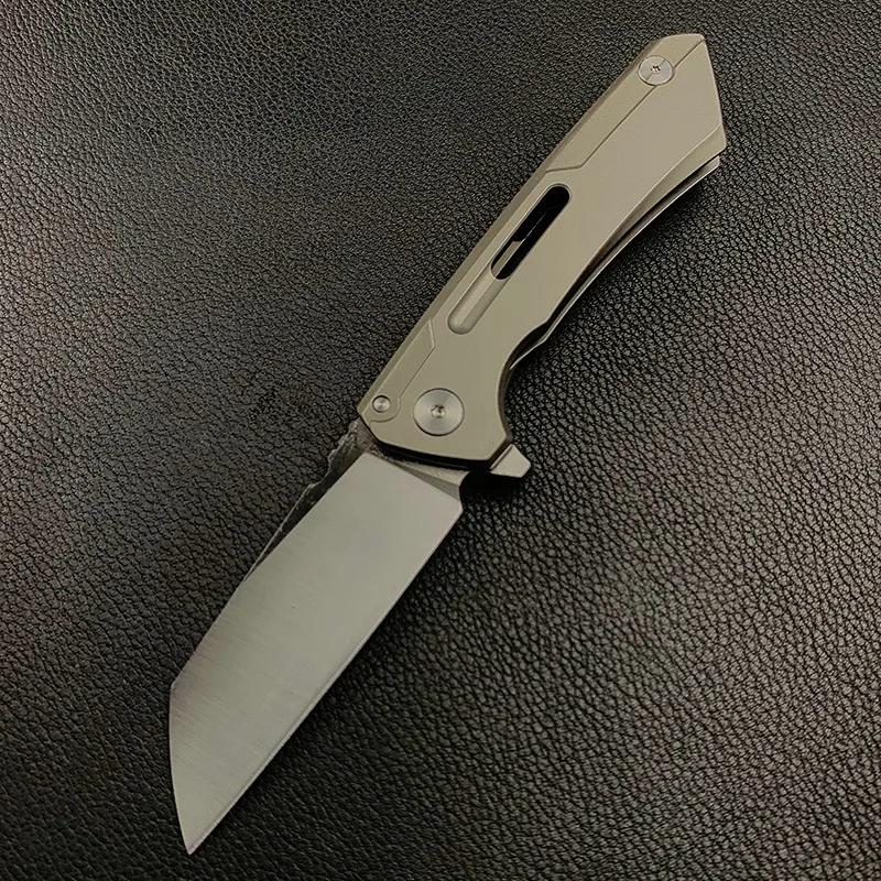 Steel handle Карманный нож Тактический складной нож выживания G10 Ручка D2 Лезвие Открытый Отдых Охота складные ножи EDC инструменты - Цвет: Steel handle