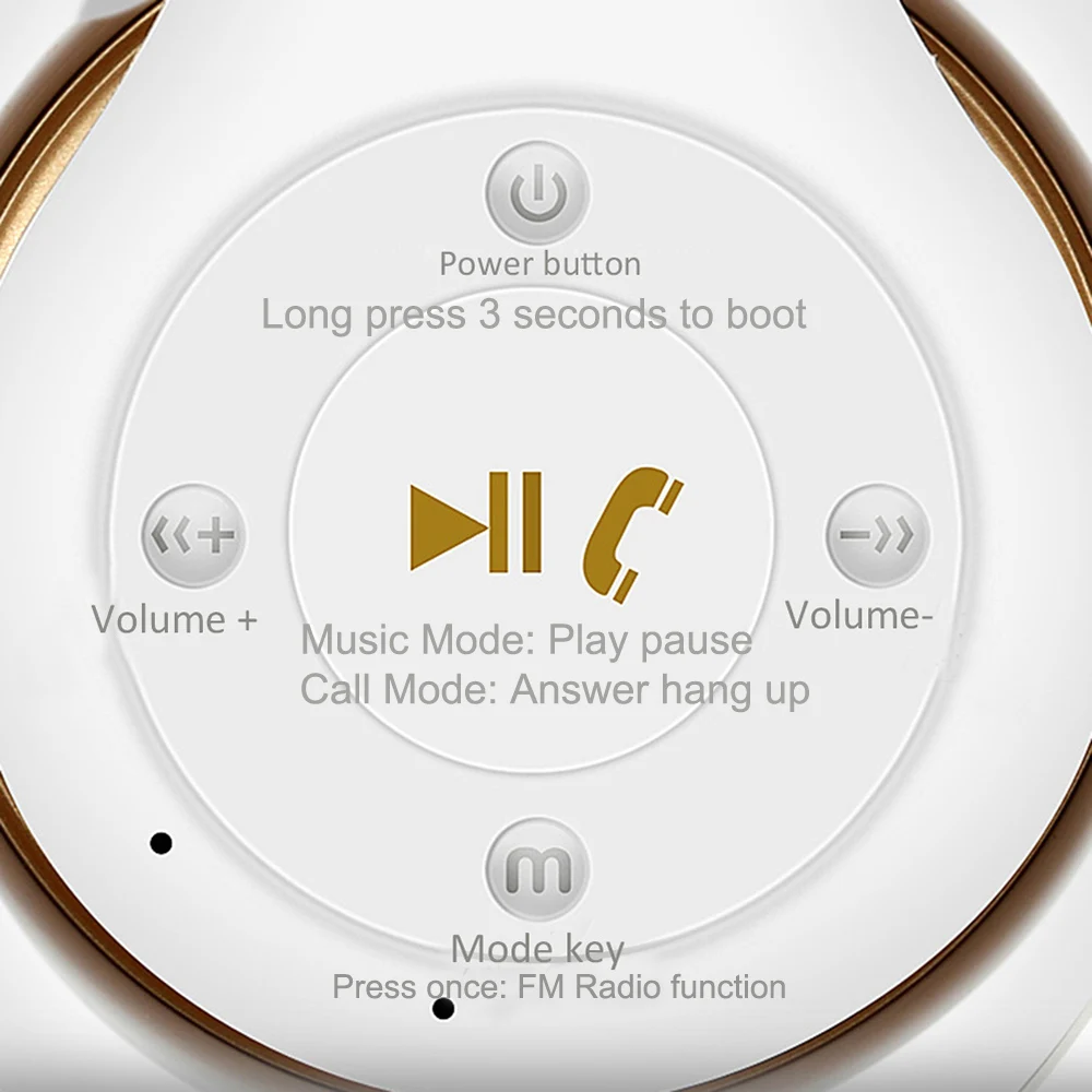 Беспроводные Bluetooth наушники складные шлем Стерео игровая гарнитура Hifi наушники с микрофоном Поддержка TF карты для телефонов