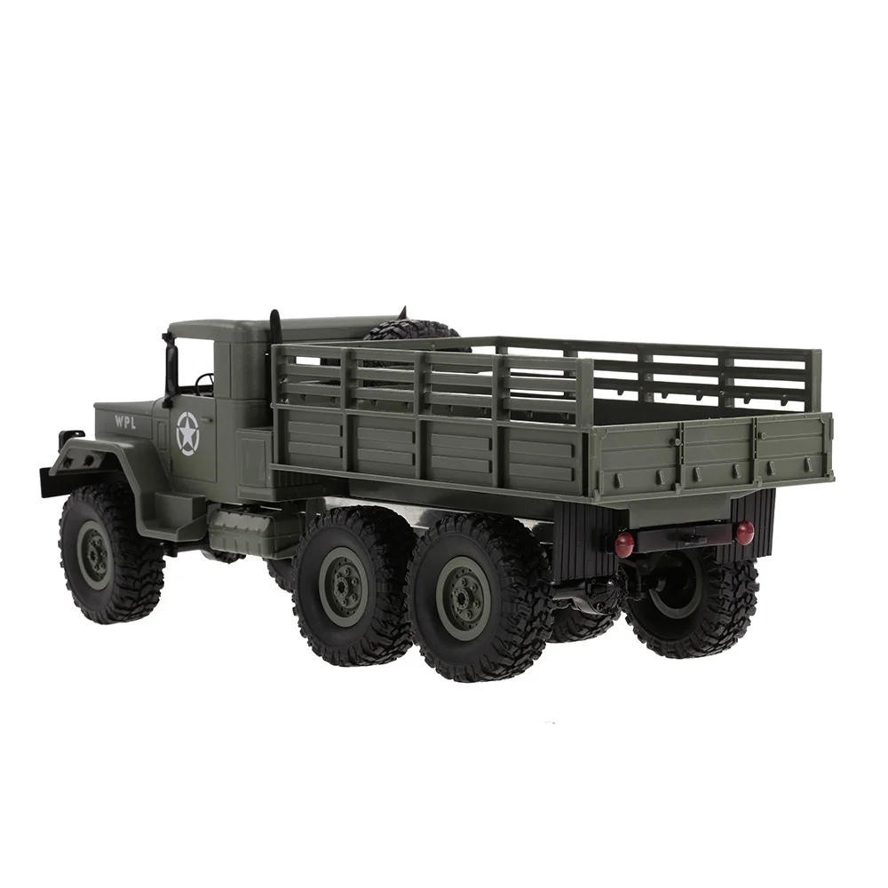 RC автомобиль 1/16 Рок Гусеничный внедорожник 6WD военный грузовик автомобиль с светильник подарок для детей RTR