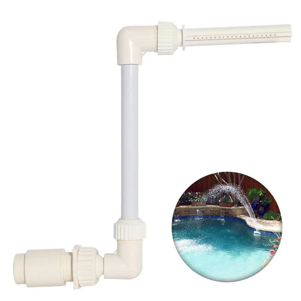 

Outdoor Garden Pool Waterfall Fountain Deroration Feature Cascade Pool Hose Pipe Durable Sturdy Waterfall Fountain Tube