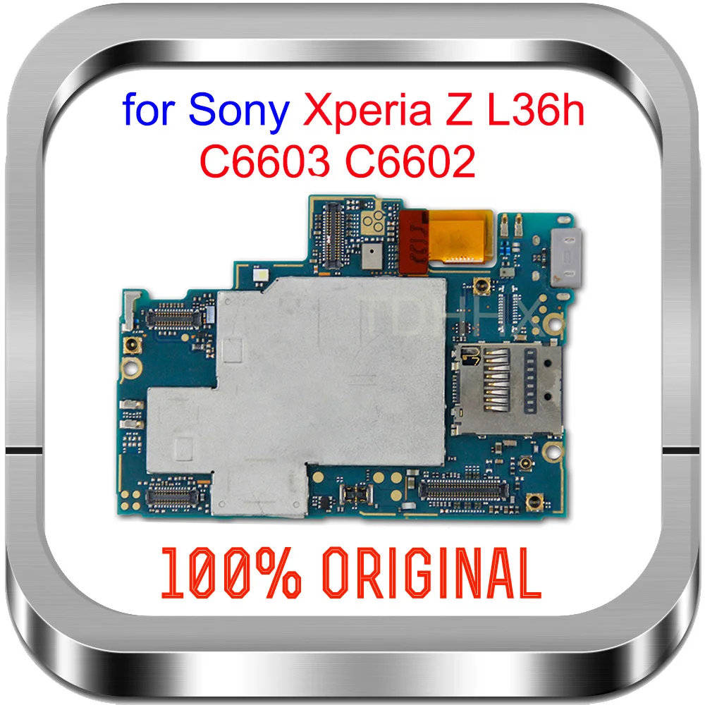 Европейская версия для материнской платы Sony Xperia Z L36h C6602 C6603 оригинальная