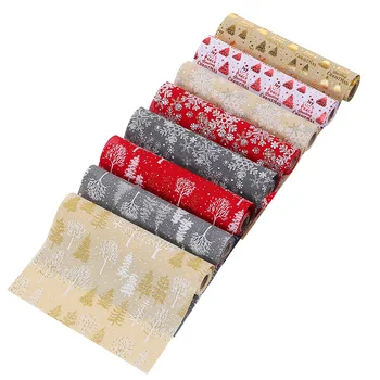 

Christmas Decoration Linen Printed Table Flag Table Runner Printed Tablecloth Placemat Hotel Home Festival Decoration TB Sale