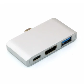 

Portable HDMI Support USB Hub Adapter For Game Pad USB3.0 3 Port Practical Multi-port