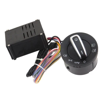 

5ND941431B Control Headlight Switch Repairing Light Assembly Black Replacement Parts Car Accessory Easy Install For Golf MK6 MK5