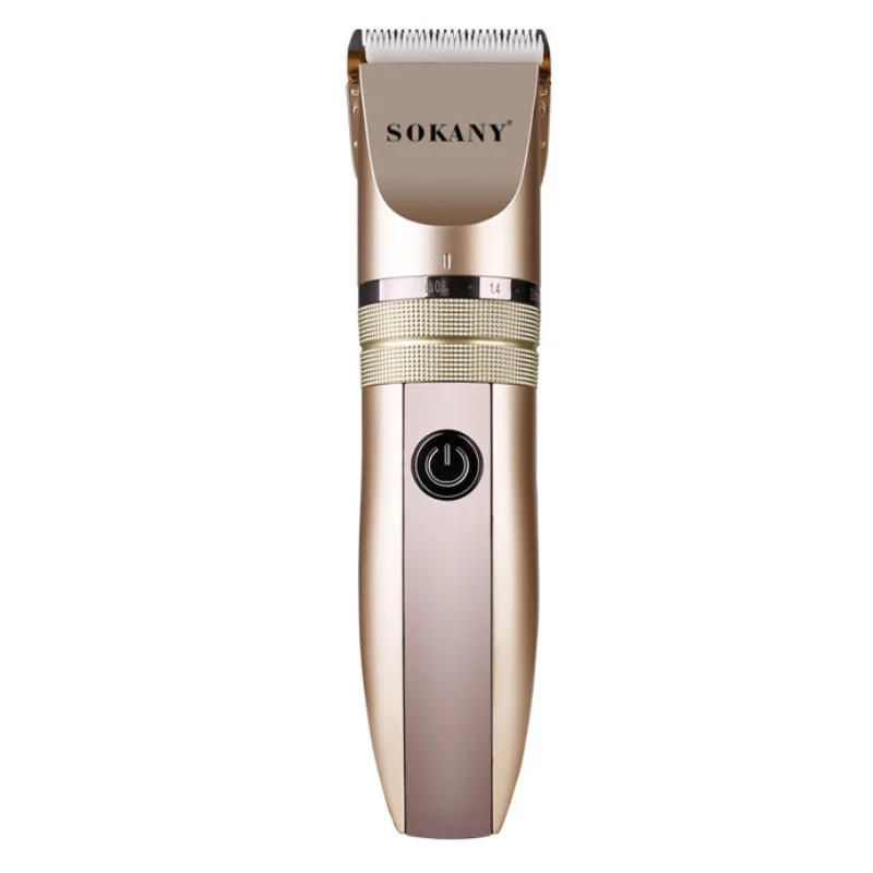 Rechargeable hair trimmer for men grooming electric beard & hair clipper adjustable edge & cutting machine haircut 100-240V