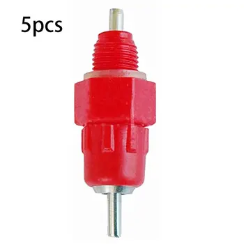 

5Pcs Chicken Water-Drinking Feeder Poultry Water Drinking Nipples Butt Joint Water Dispenser Automatically Feed Water