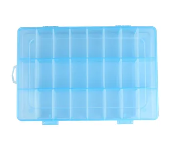 

24 Compartment Storage Case Box Container Storage Wear-resistant Plastic Covers Sewing Crafts Durable Easy To Use Accessories No